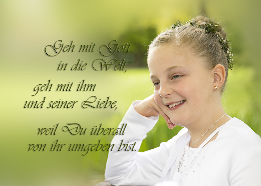 Kommunion Photophantasien Englisch